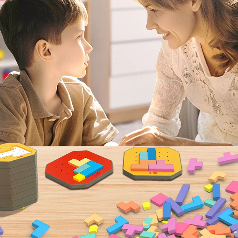 Logic Blocks™ – Farge og kreativitet – Geometriske puslespill