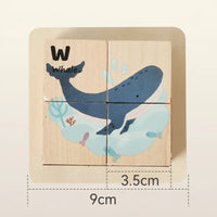 Thumbnail for WoodMind – Kreativt og lærerikt – 6-i-1 Montessori dyre-trepuslespill
