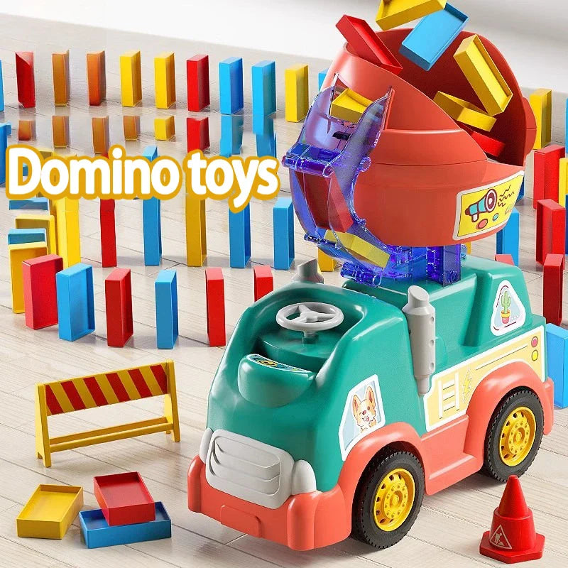 Domino Car™ - Kreativ dominomoro - lek og lær