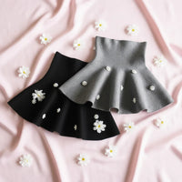 Thumbnail for Girls Knitted Skirt – Komfort og stil – Barne skjørt