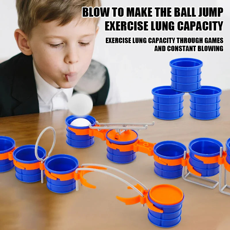 Cup Jump Ball Game – Aktivt og interaktivt – Puff Ball selskapsspill