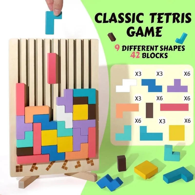 Puzzle Totem – Tenk og bygg – Puslespill i tre