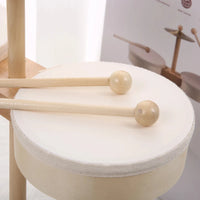 Thumbnail for Kids Wooden Drum Toy – Musikk & Kreativitet – Trommesett