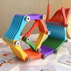 Folding Brain Toy – Tenk og lek – Sammenleggbart puslespill i tre