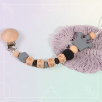 Thumbnail for Personalized Pacifier Chain – Sikker og stilig – Personlig smykkekjede til smokk