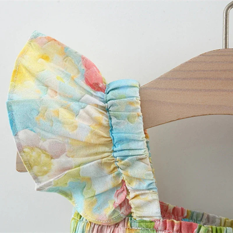 Mini Fashion™ - Sommerblomster Chic - Sommerkjole med pionmønster