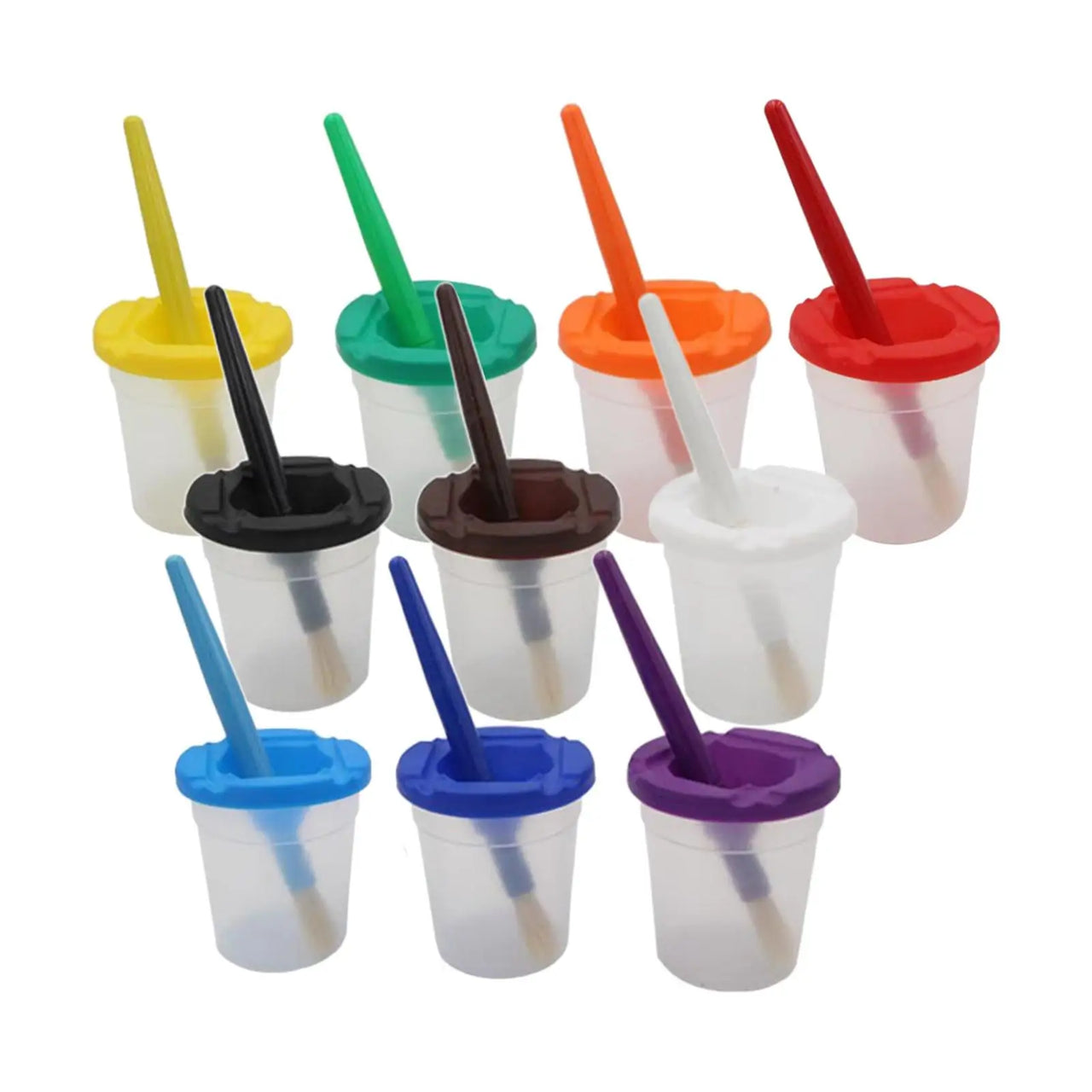 Anti-Spill Paint Cups™  - Maleeventyr - Malekopper for barn med lokk og pensel