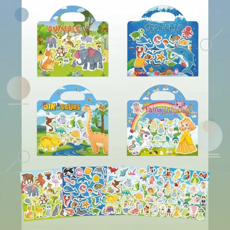 StickerFun – Fargerik og lærerik - gjenbrukbar klistremerkebok