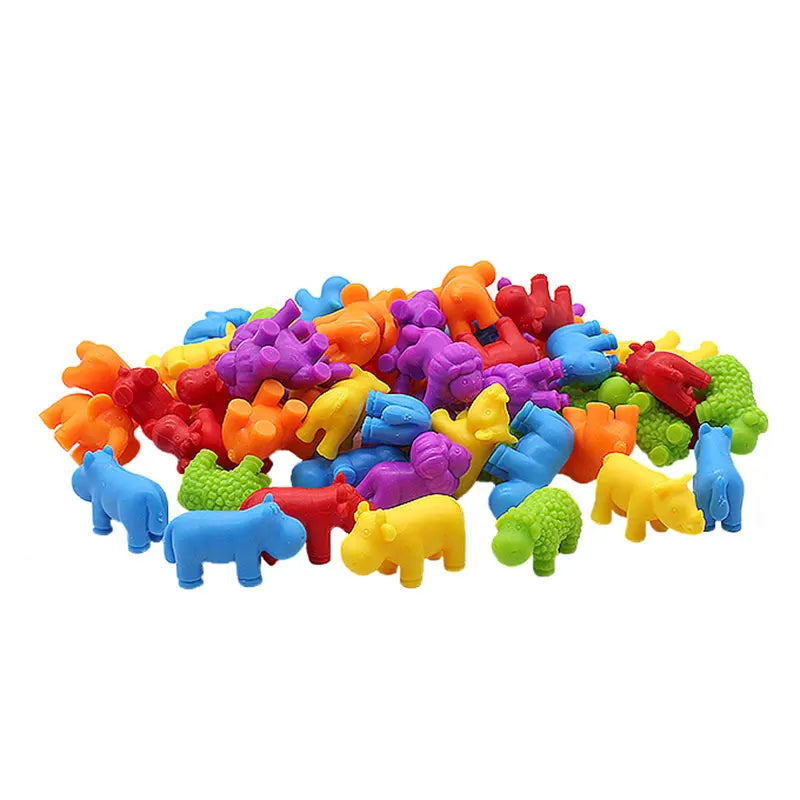 Rainbow Teddy Bears Toys™ - Pedagogisk og kreativt - Regnbue- og tellebjørner