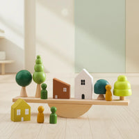 Thumbnail for Wooden Forest Blocks – Kreativitet og utvikling – Sett med treklosser til å stable