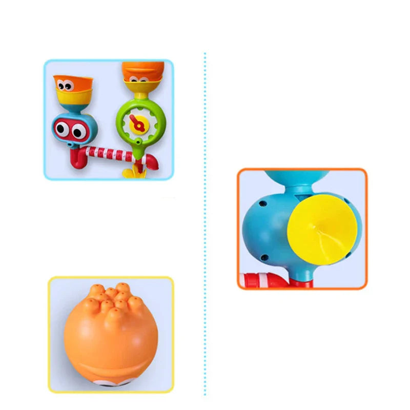 Waterwheel Fun™ – Fontene til badekar – Badeleker for baby