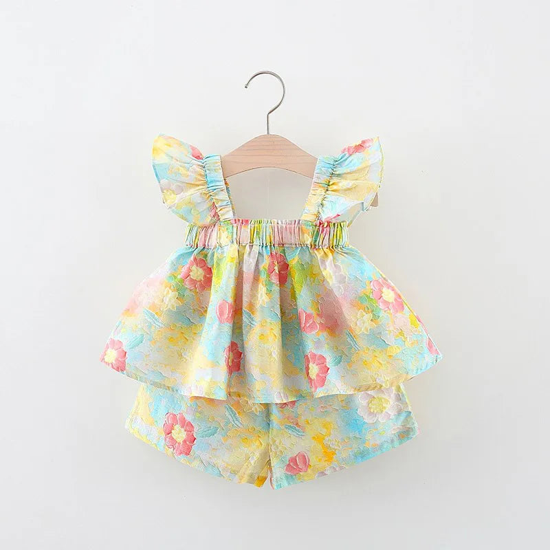 Mini Fashion™ - Sommerblomster Chic - Sommerkjole med pionmønster