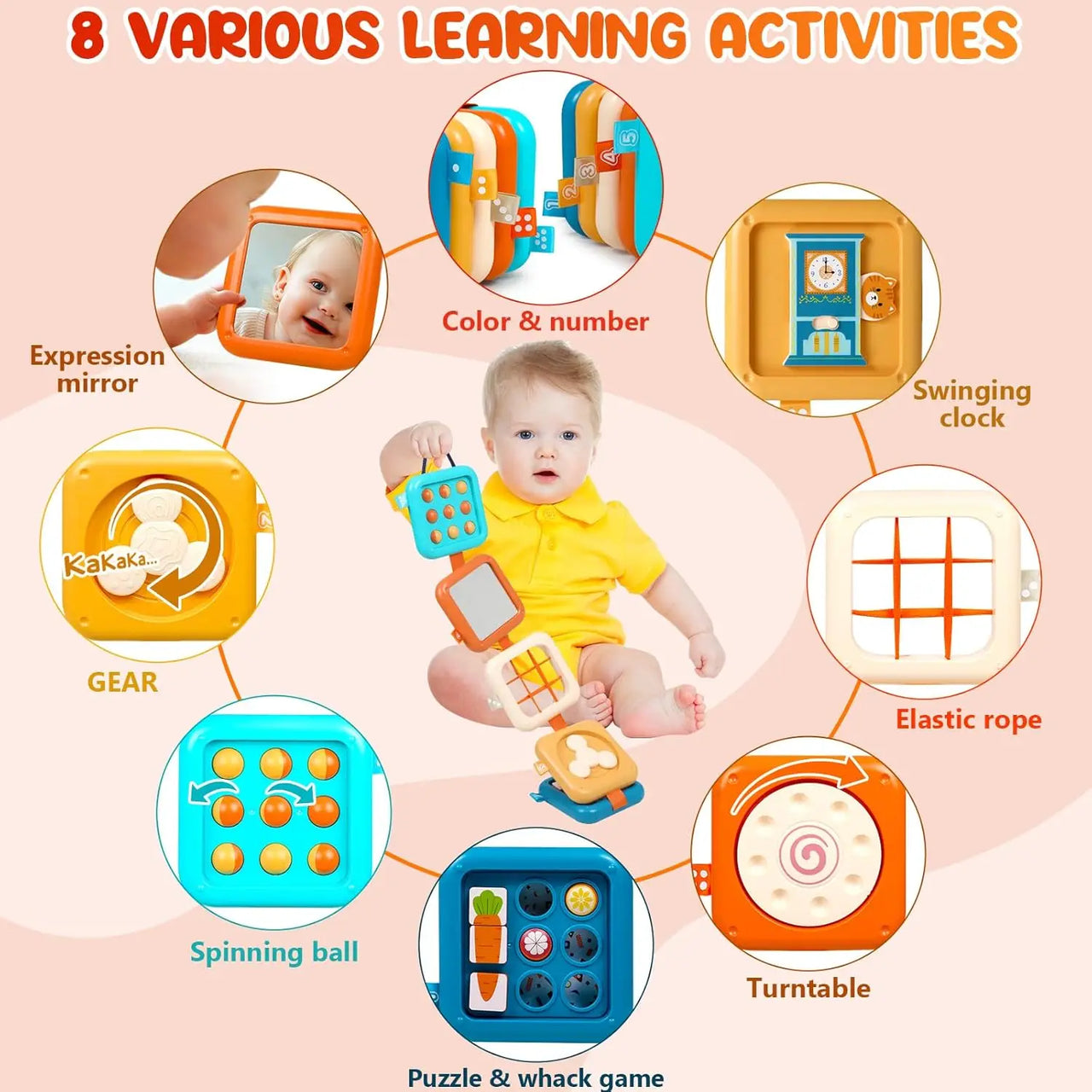MiniAdventures – Kreativt og lærerikt – Baby Travel Activity Board