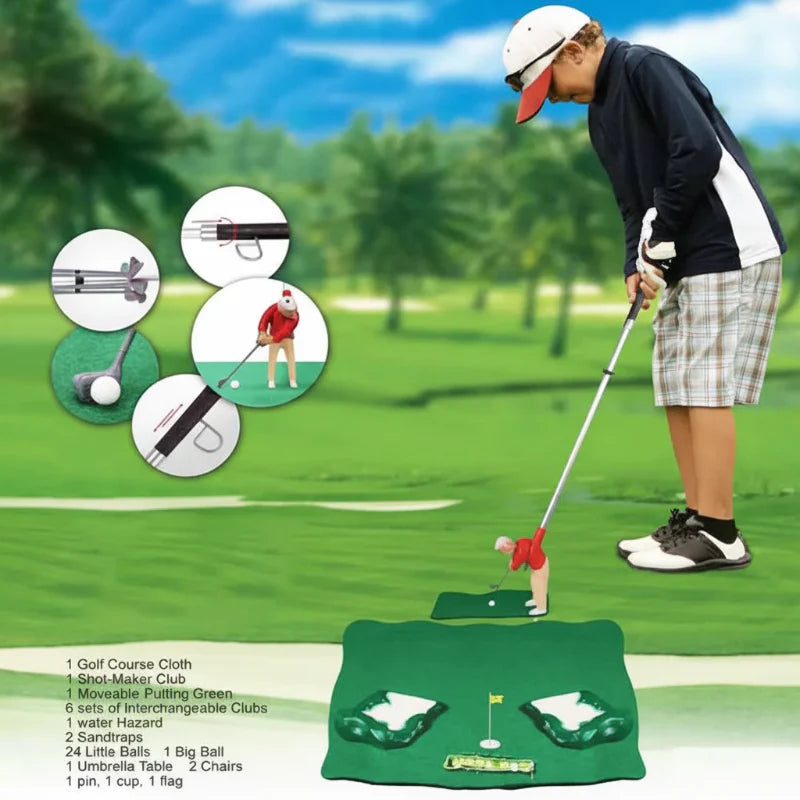 Mini Golf Practice Set – Aktivt og lærerikt – Golftreningssett