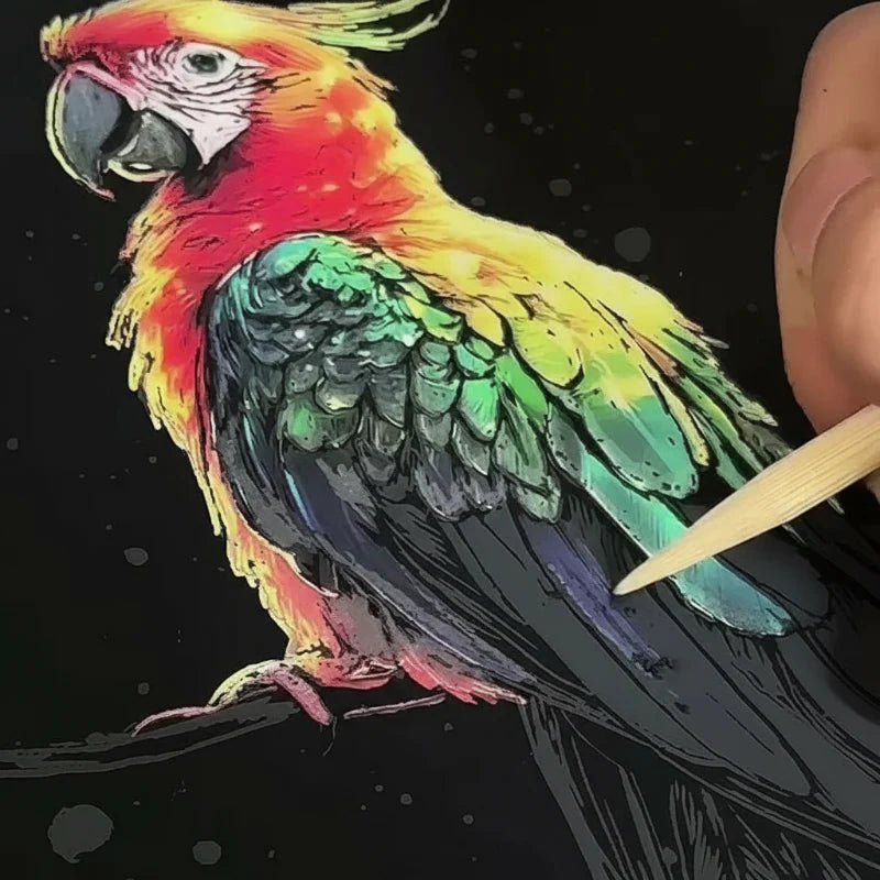 GlowArt – Glow-in-the-dark – Skrapeloddssett