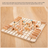 Thumbnail for Wooden Chess Puzzle Game – Strategi & tenkning – Brettspill