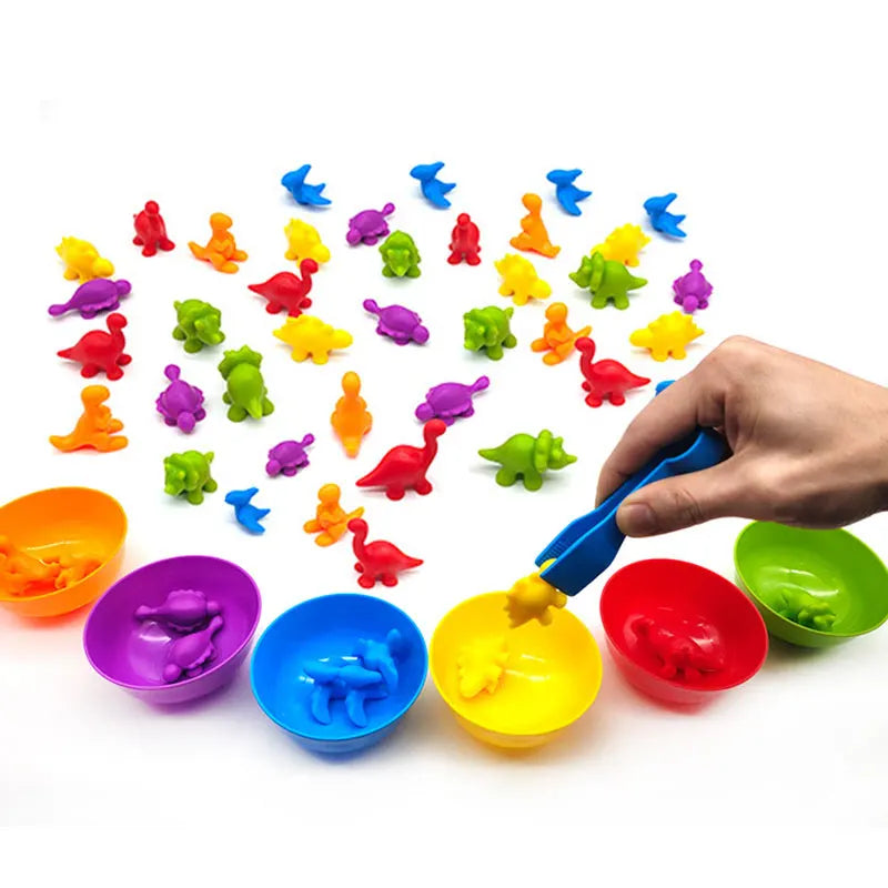 Rainbow Teddy Bears Toys™ - Pedagogisk og kreativt - Regnbue- og tellebjørner
