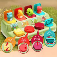 Thumbnail for Pop Up Activity Toy – Oppdag & Lær – Sensorisk babyleketøy