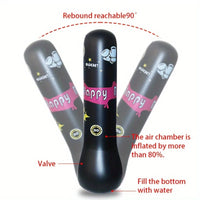 Thumbnail for BopBag – Morsomt og aktivt – Oppblåsbar boksesekk med hansker