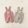 Striped Overall Romper – Myk og behagelig – Jumpsuit til barn