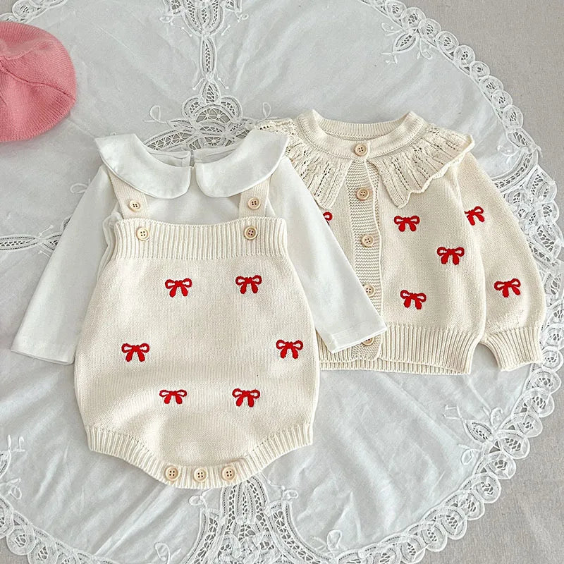 Mini Fashion™ - Søt look - Strikkede sett