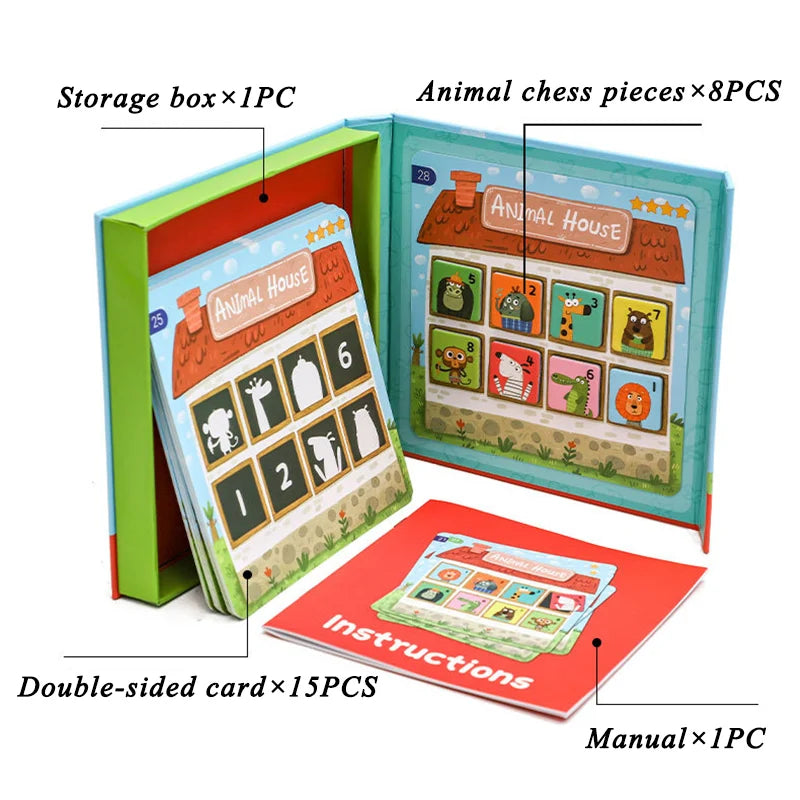 Montessori Memory Match Game - Lærerikt og kreativt - Memoryspill