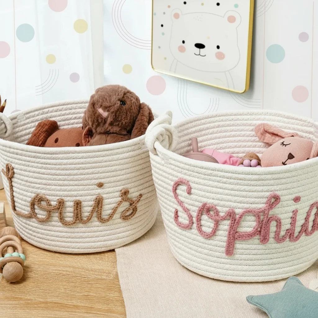 CuddleBasket – Søt og personlig – Personlig bleiekurv