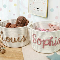 Thumbnail for CuddleBasket – Søt og personlig – Personlig bleiekurv