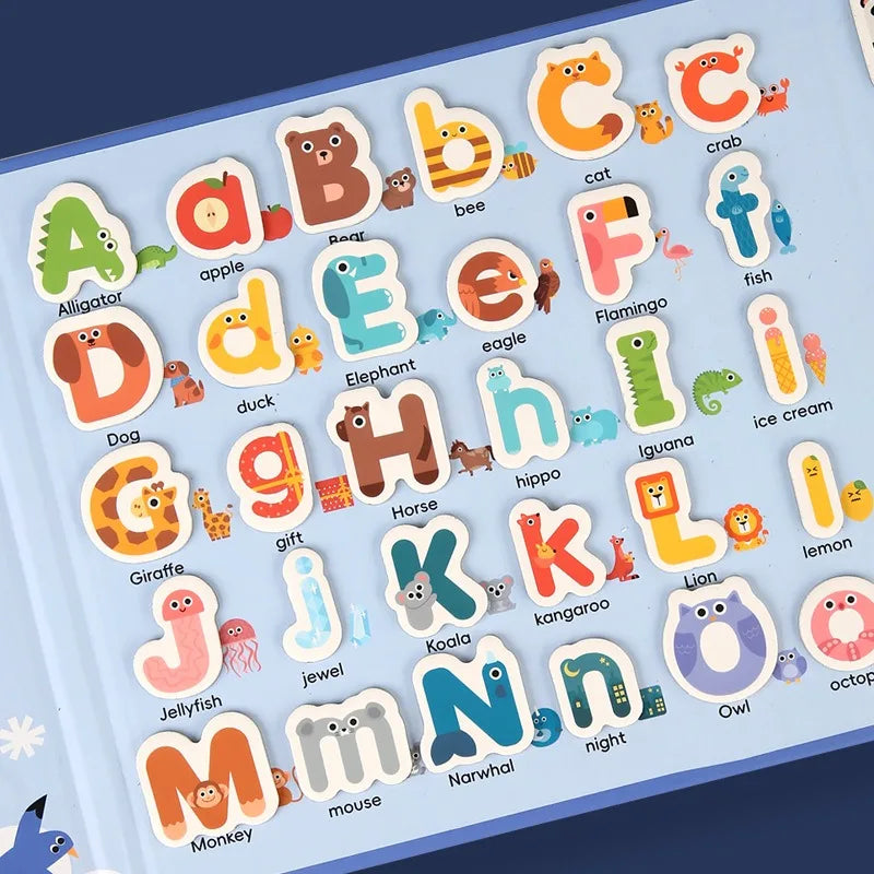 BusyBrain – Lær engelske ord og regne – Alfabet og tall Puzzlebok