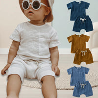 Thumbnail for Baby Summer Outfit – Luftig og behagelig – Klesett