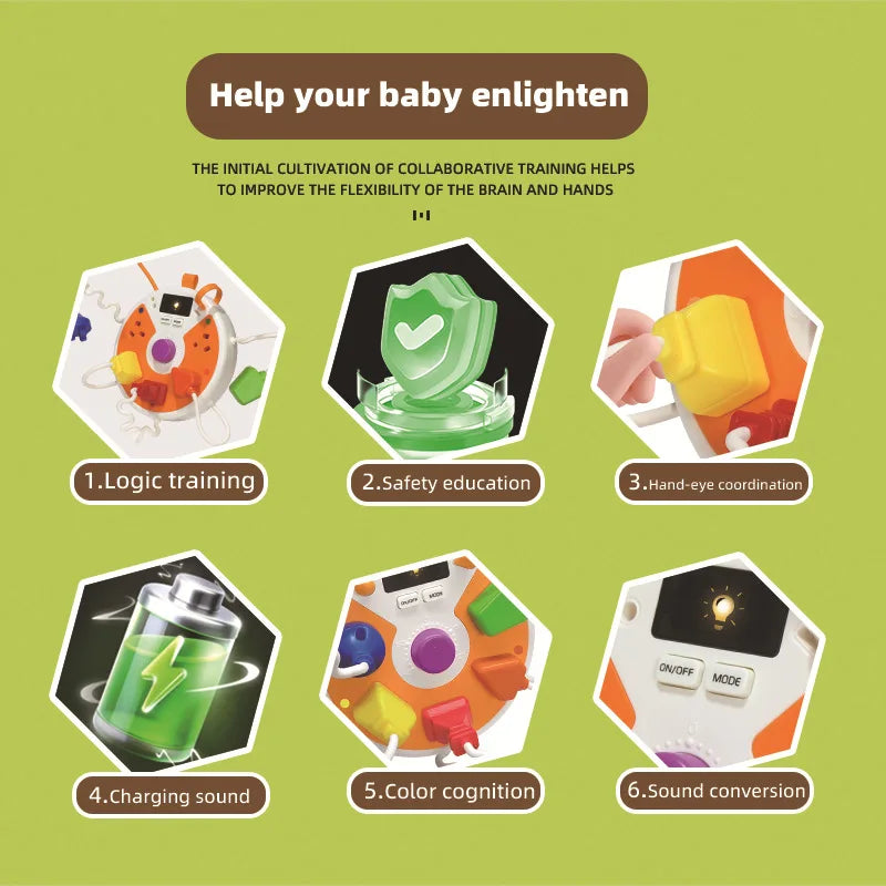 Light Up Busy Board – Motorikk og utvikling – Aktivitetstavle