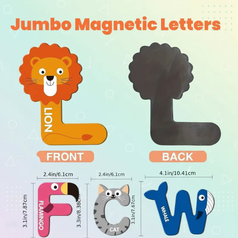 Magnetic Alphabet – Læring og lek – Magnetbokstavsett