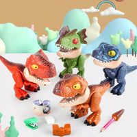 Thumbnail for Dinosaur Stationery Toy – Kreativt og lærerikt – 5-i-1 skrivebordsett