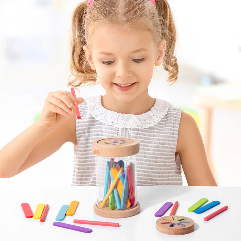 Woods™ - Pedagogisk og kreativ - Fargesorteringsspill
