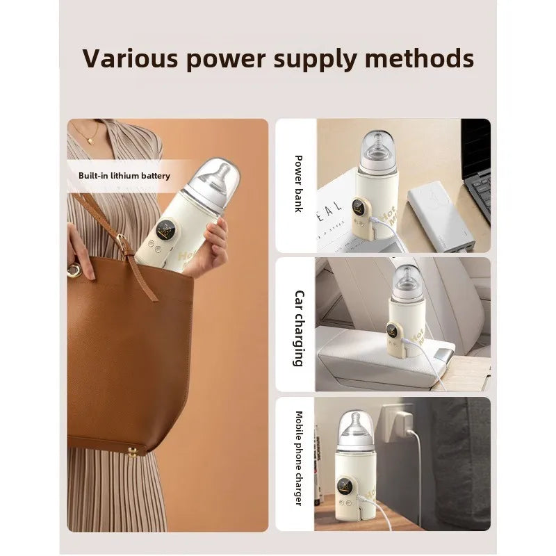 SmartBottle - Alltid klar og varm - Trådløs oppladbar melkevarmer