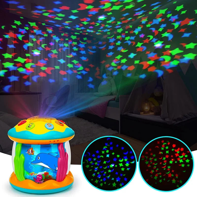 Magic Beat™ - Musikalsk lysfestival for barn - akvarieprojektor og lampe
