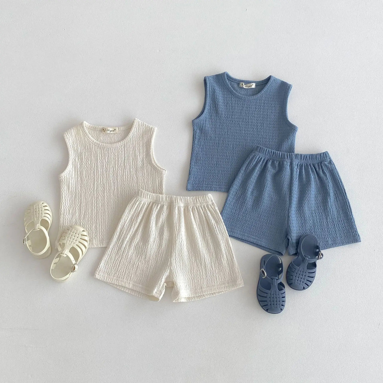 Mini Fashion - Fri og lett - Kjolesett i bomull