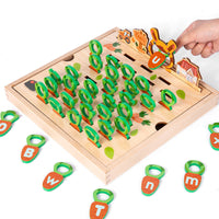 Thumbnail for Carrot Pull Game™ - Læring med bokstaver - brettspill med gulrøtter