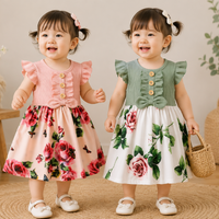Thumbnail for Garden Dress – Sommer & Frisk – Blomsterkjole for jenter