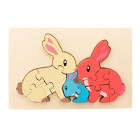 Thumbnail for Animal Puzzle – Oppdag og lær – Tegneseriepuslespill i tre