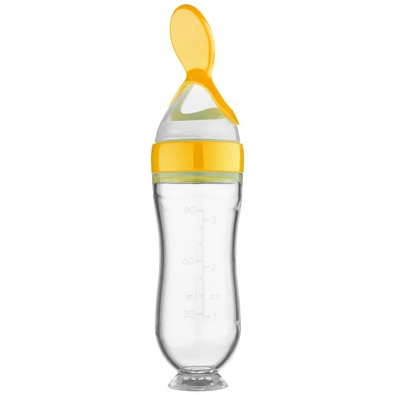 Silicone Feeding Bottle™ -  Flaske med skje - Problemfri mating