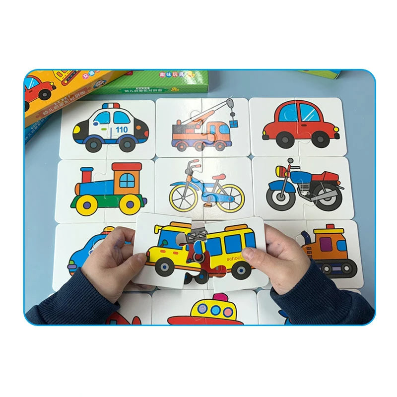 Sort & Learn – Farger og kort - Puslespill