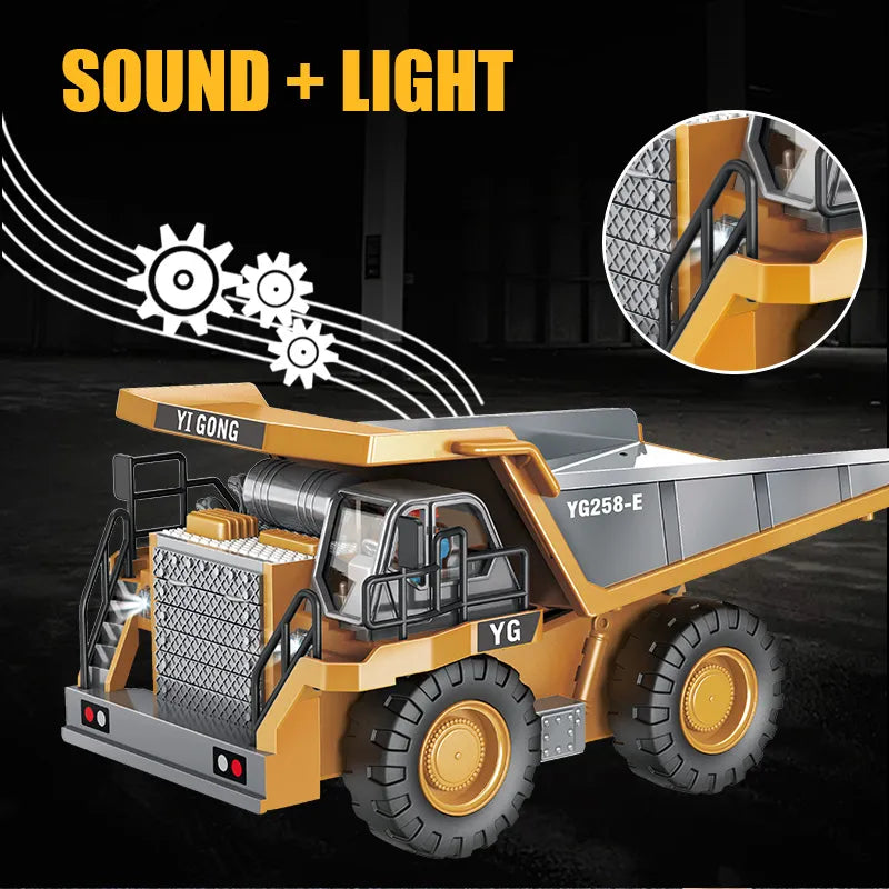 Construction Wagon™ - RC Mighty Mini Construction Vehicles - Anleggsbiler med lyd og lys
