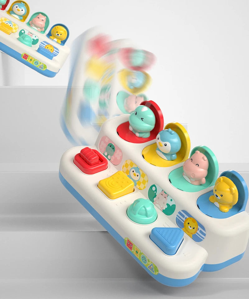 Baby Button Toy™ - Trykk og vri på knappene - Babyleke