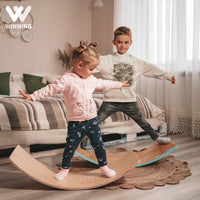 Thumbnail for Wobble Board | Multifunksjonelt leketøy - balansebrett i tre