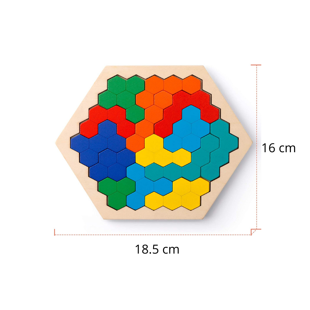 Hexagon Puzzle™ - Uendelige løsninger - Geometrisk puslespill