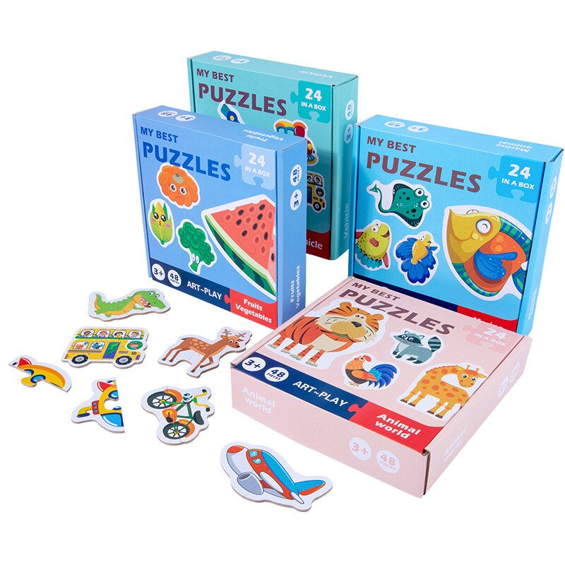 Puzzle Cards™ - pedagogisk puslespill - Puslespillkort