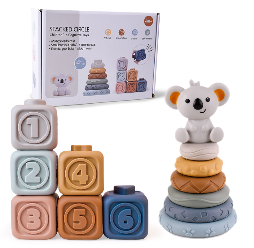 Koala Cubes™ - stabeltårn - tyggeleker for babyer