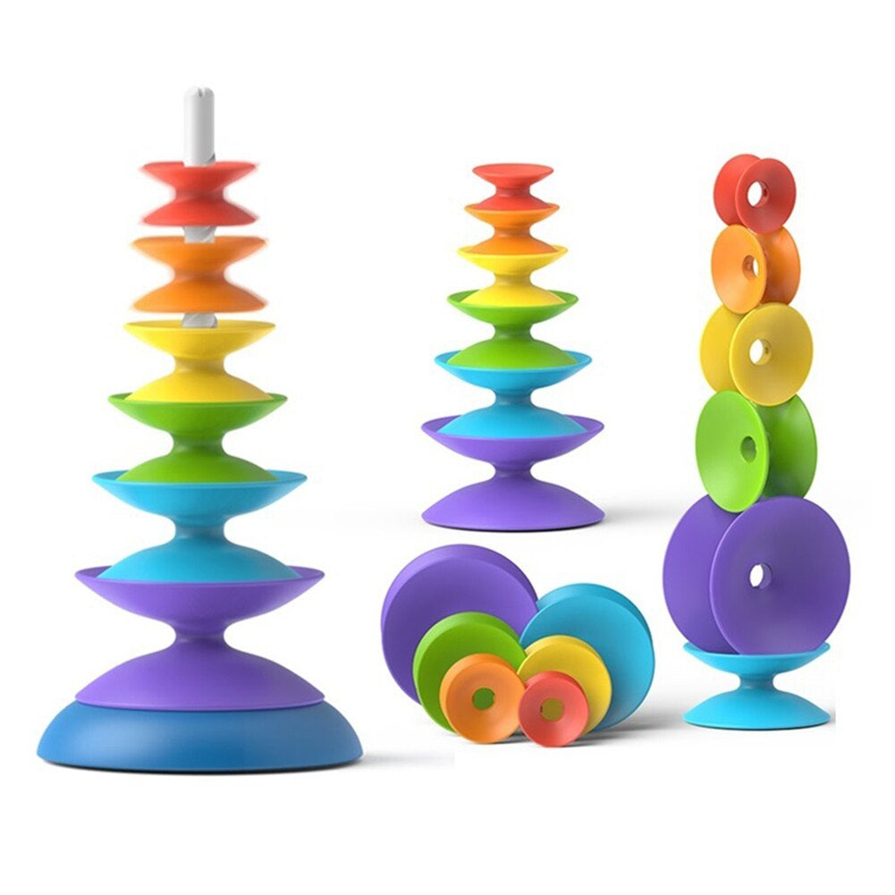 Rainbow Stacking Toy™ - Gleden av å bygge - stabletårn