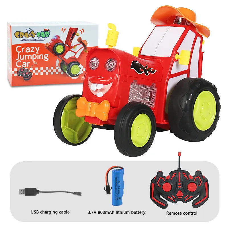 Jumping Car™ - Moro med hoppende traktor - RC Traktor